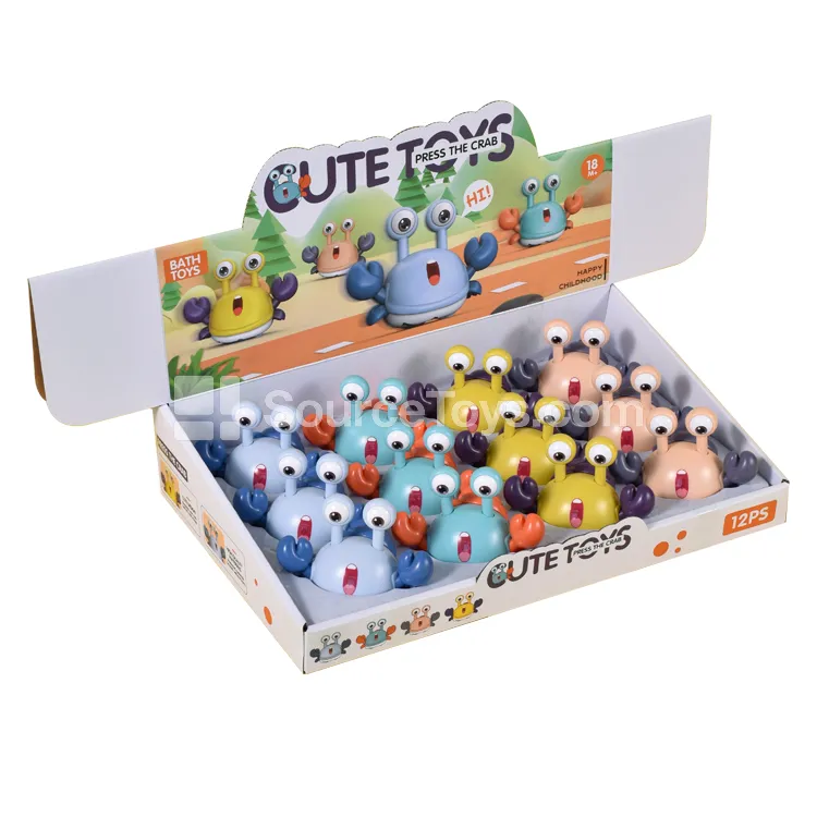 Press-and-Pop Eyestalk Crab Toy Press-and-Pop Eyestalk Crab Toy