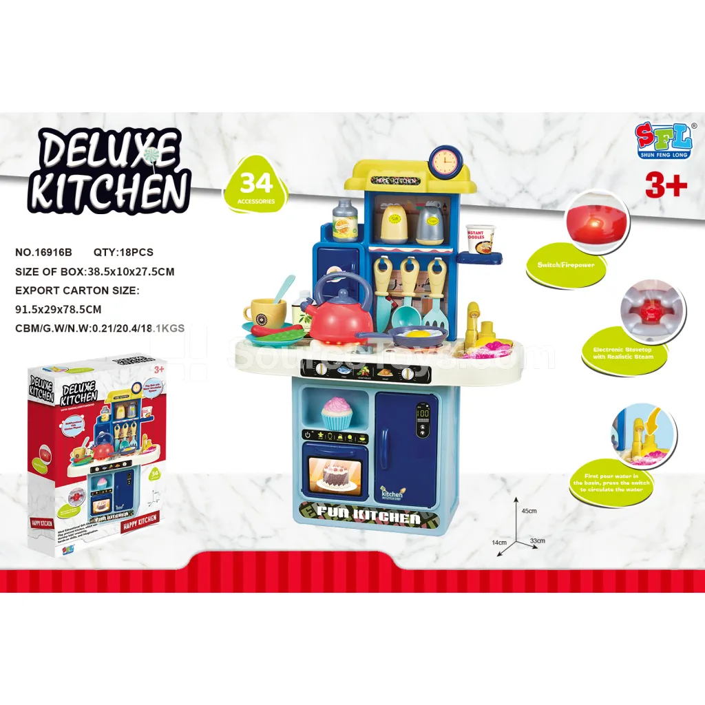 Pretend Play Sink with Sound & Light