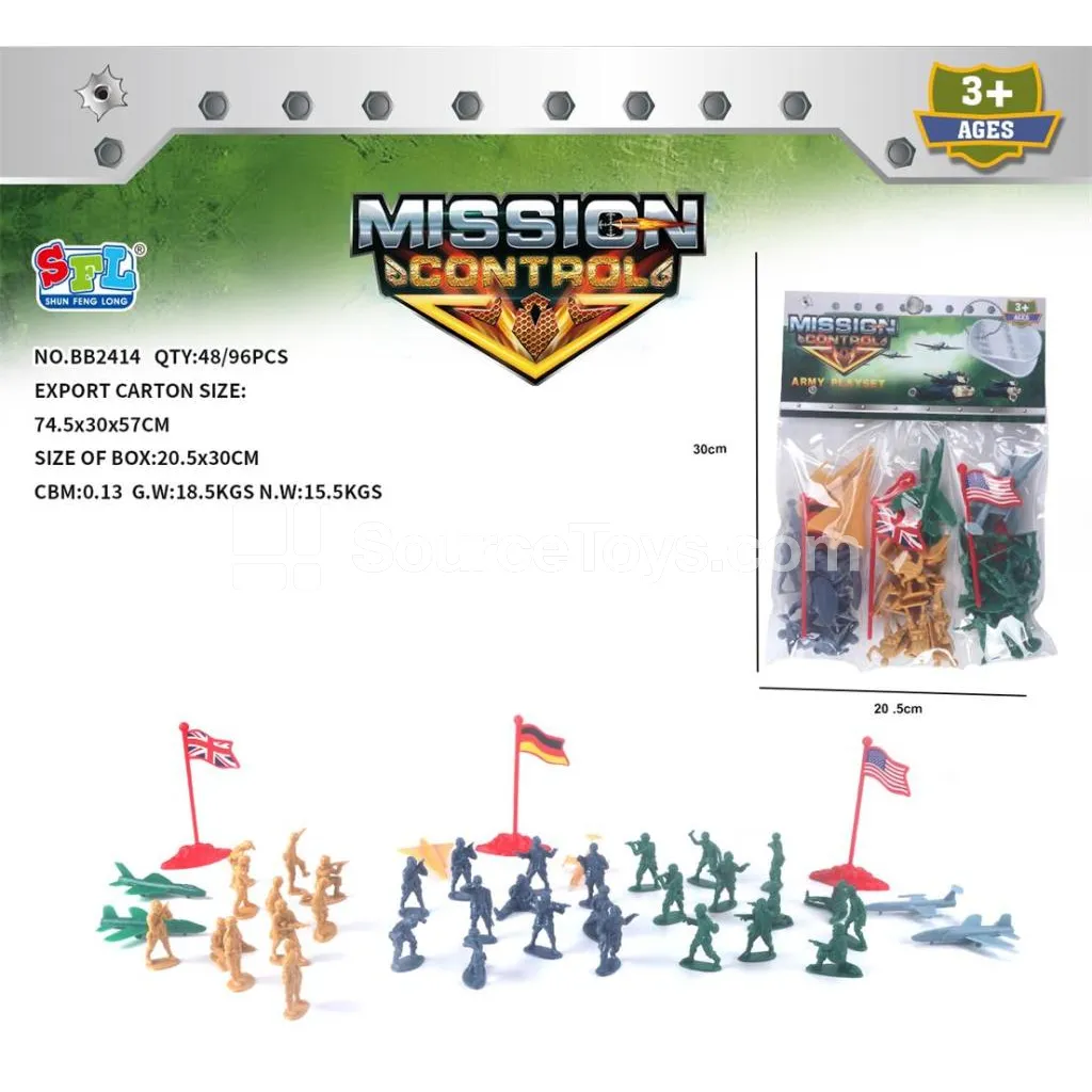 Military Command Center Playset 45PCS