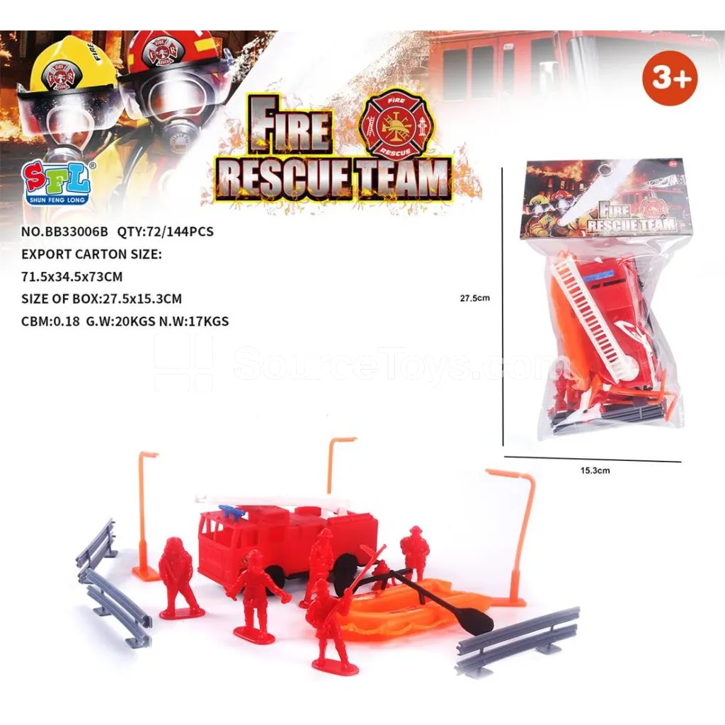 Firefighter Playset 15 Pcs Firefighter Playset 15 Pcs
