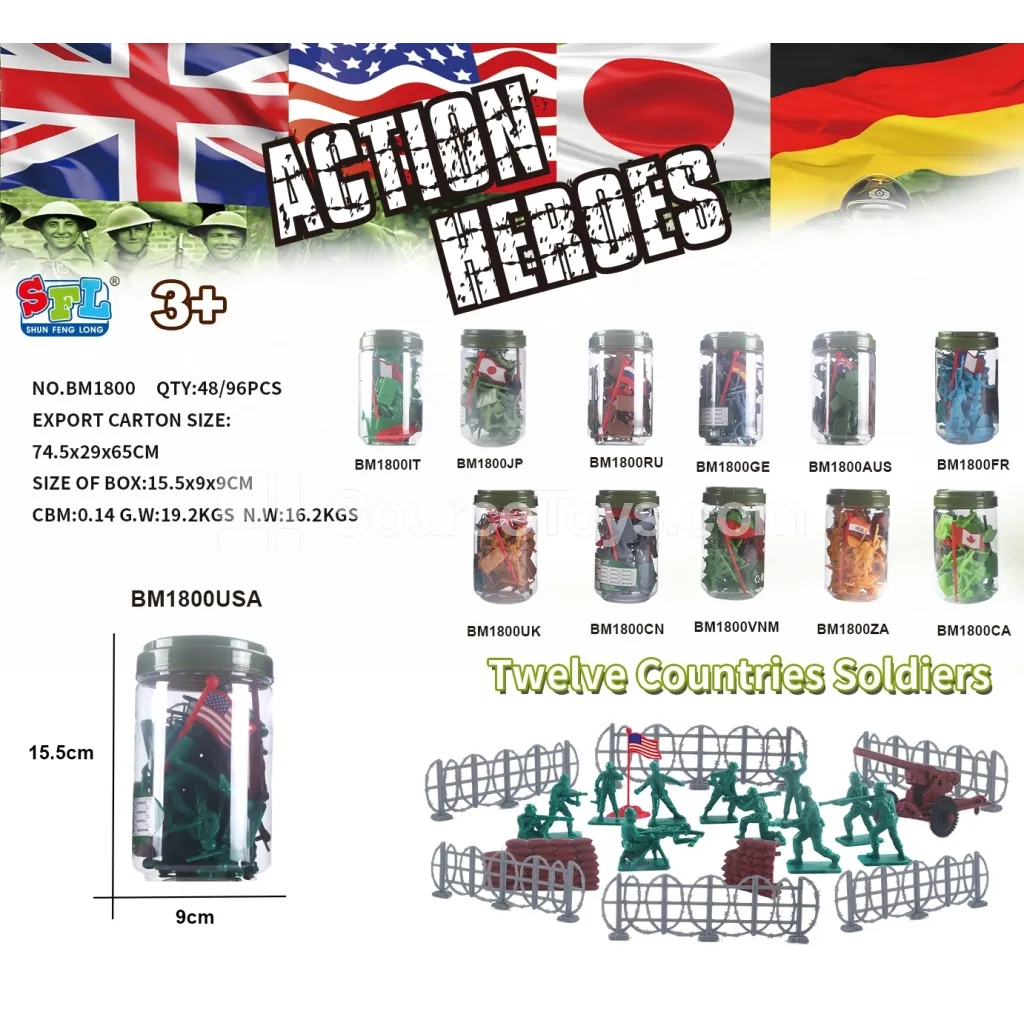12-Nation Soldier Figures 12-Nation Soldier Figures