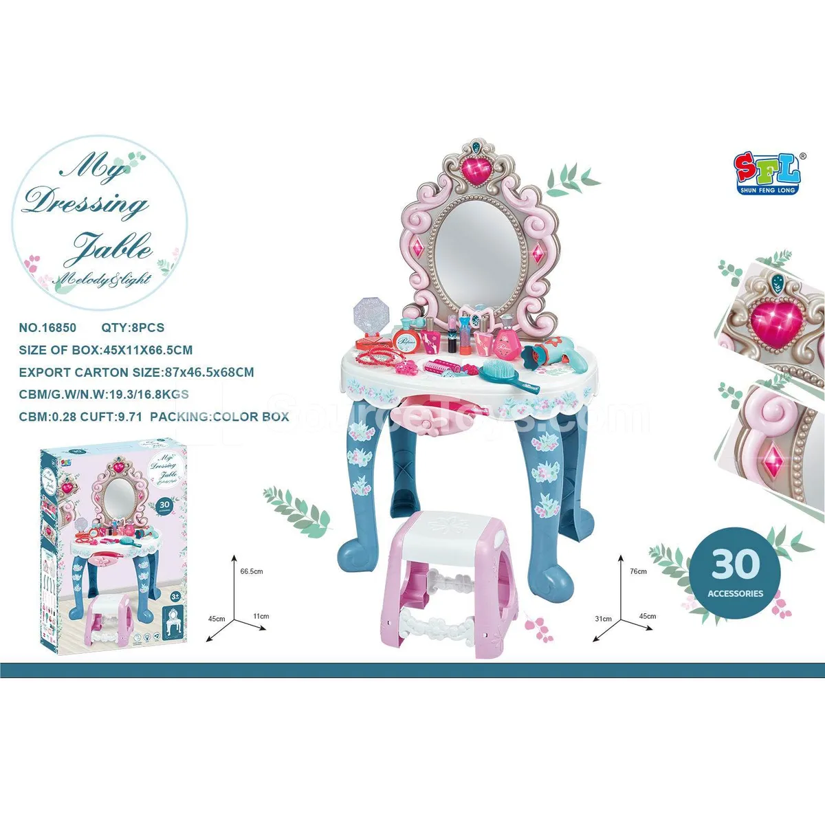 Pretend Play Makeup Table Pretend Play Makeup Table