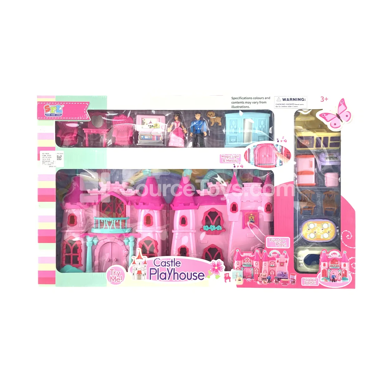 Castle Light & Music Toy (2xAA Batteries Included) Castle Light & Music Toy (2xAA Batteries Included)