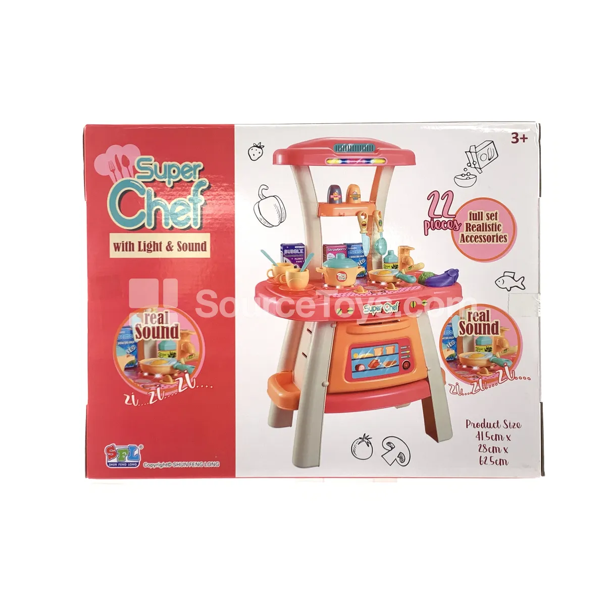Pretend-play Stove with Light and Sound
