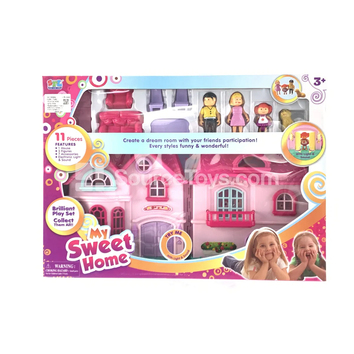 Sound & Light Villa (2 AA Batteries Included)