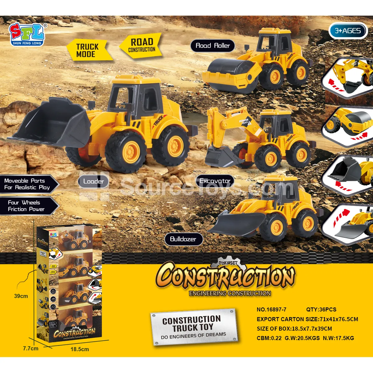 4WD Construction Vehicle