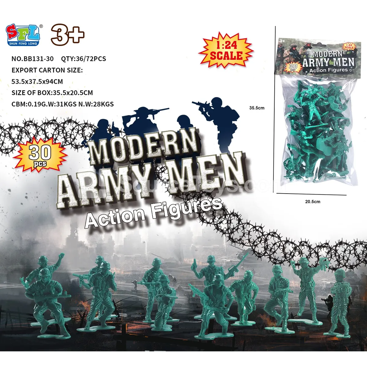 3-Inch Soldier Figures