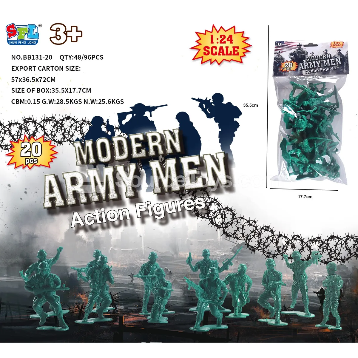 3-Inch US Soldier Figure