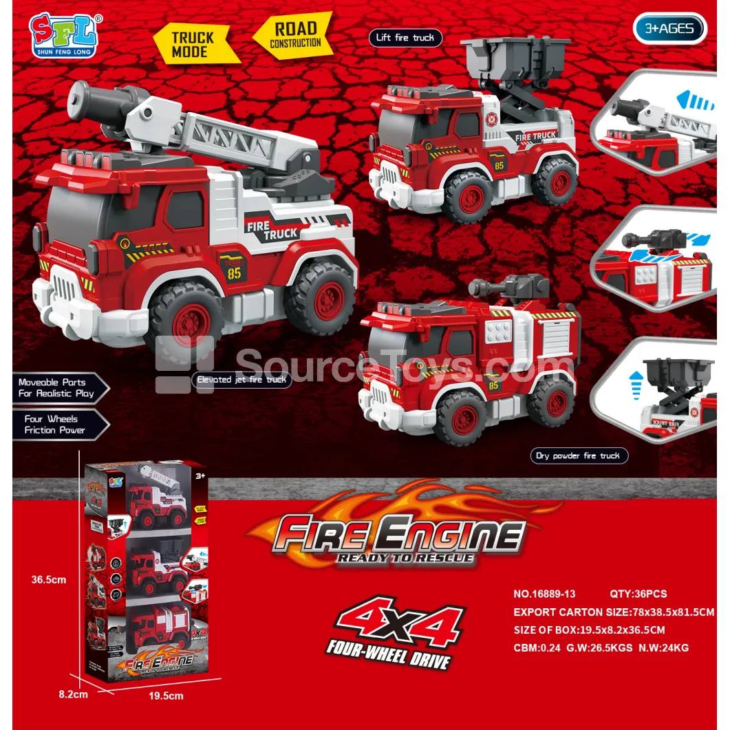 Four-Wheel Drive Construction Vehicle