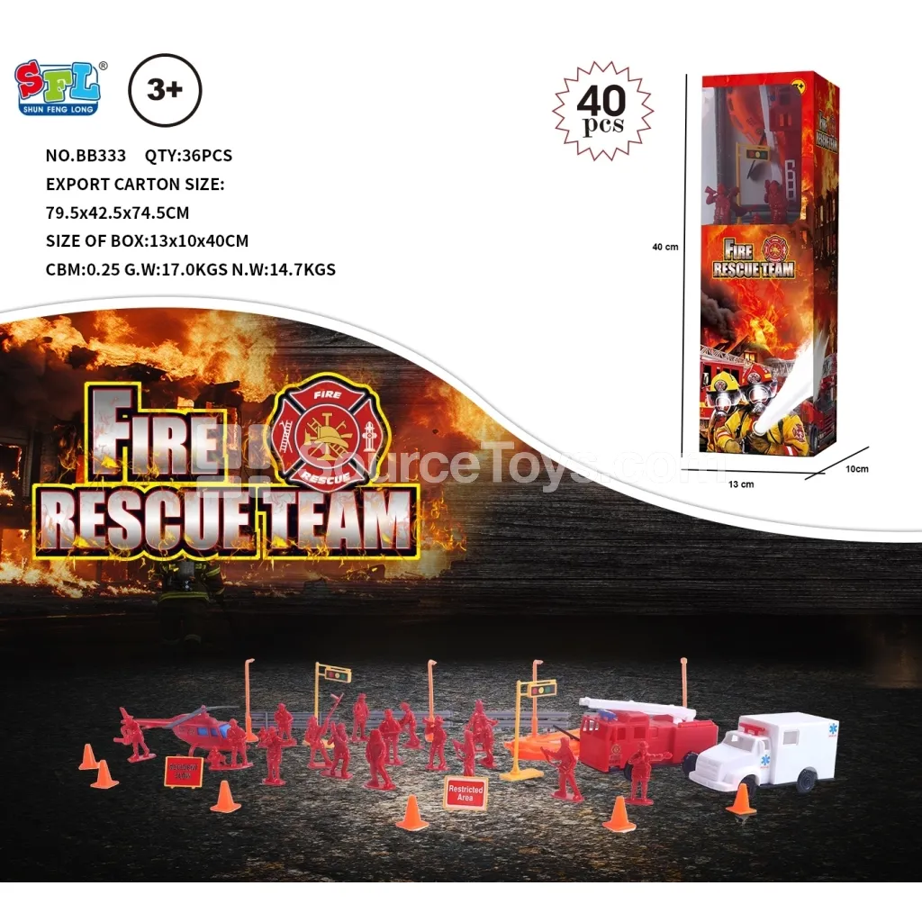 Firefighter 40 PCS Playset Firefighter 40 PCS Playset