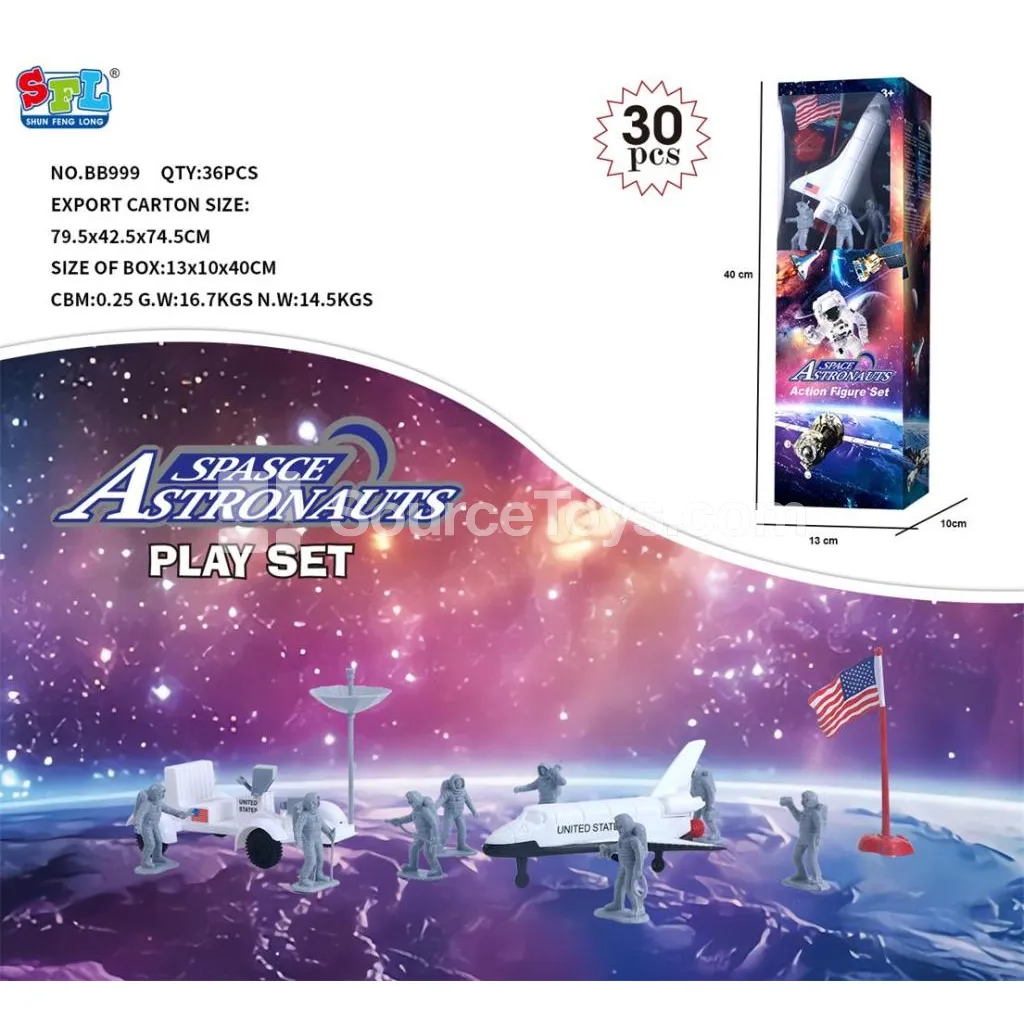 Space-Themed Toy Set (30 pcs)