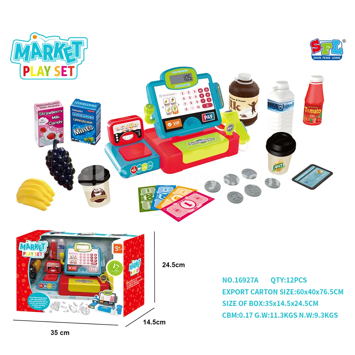 Toy Cash Register with Calculator Toy Cash Register with Calculator