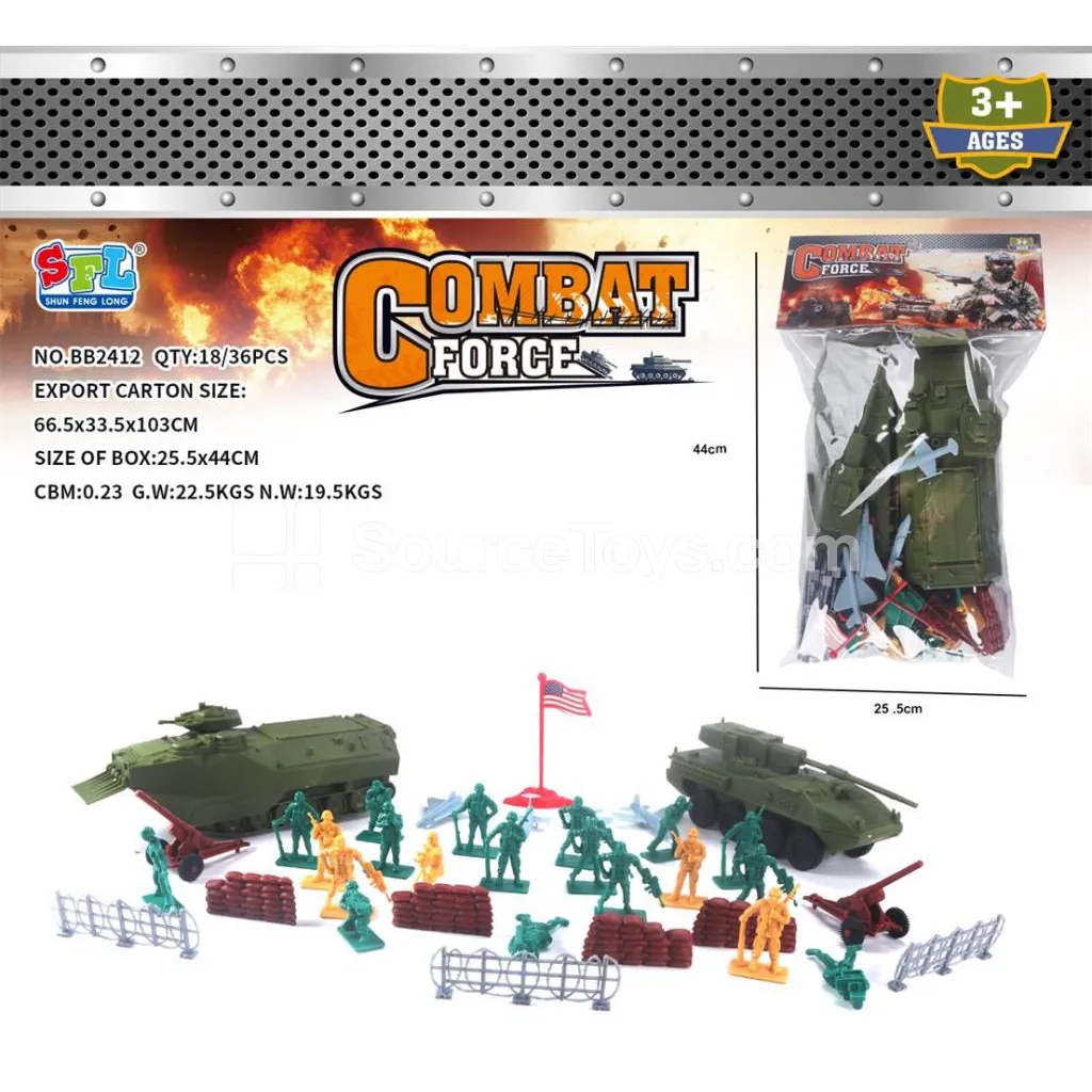 Military Soldier Figures Set, 50 PCS