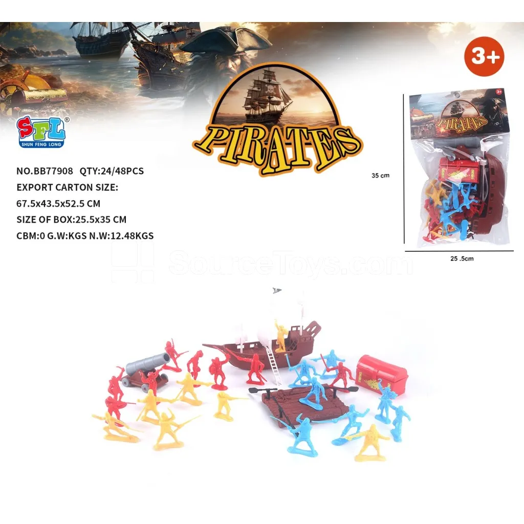Pirate Toy Set, 30 PCS Pirate Toy Set, 30 PCS
