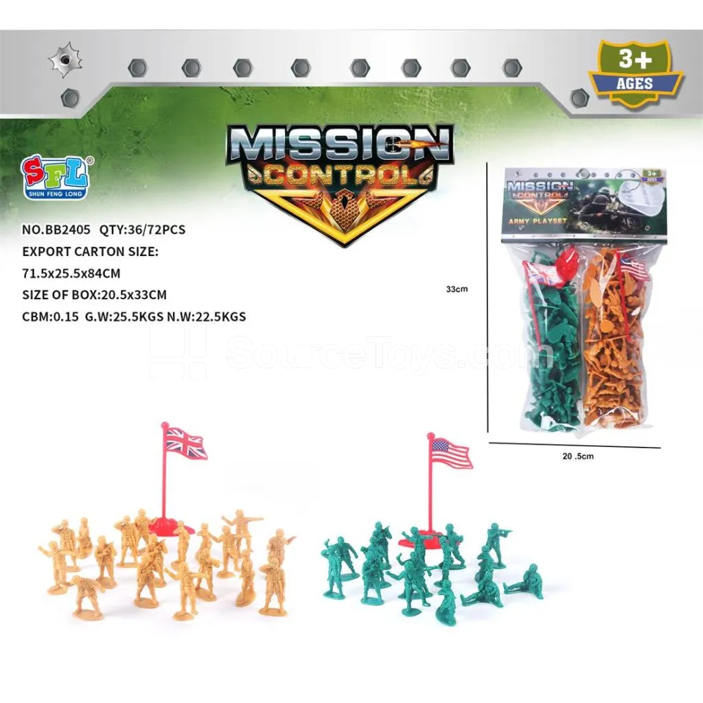 Military Command Playset - 100 pcs