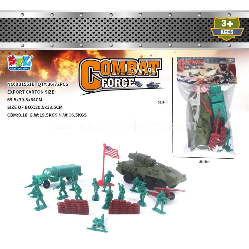 Military Figure Set, 20pcs