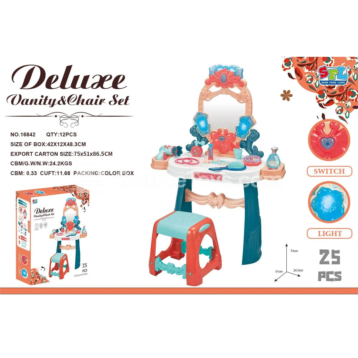 Pretend-Play Vanity
