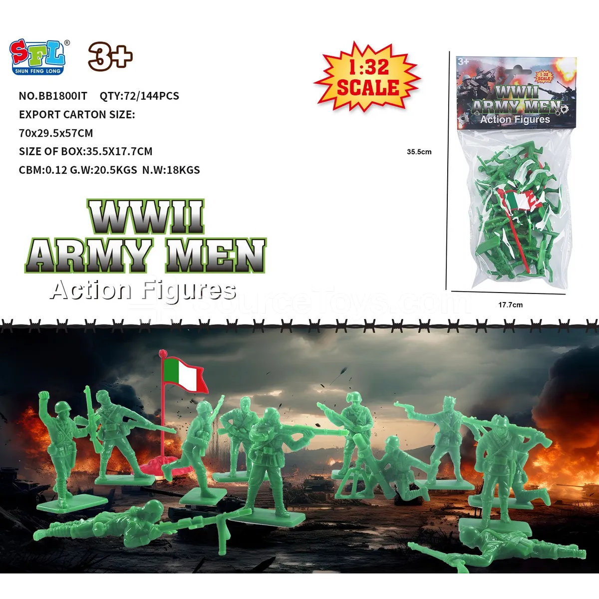 Italian Soldier Action Figure
