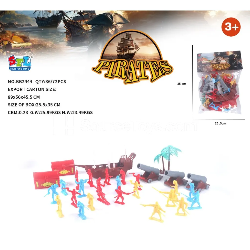 Pirate Toy Set, 30pcs