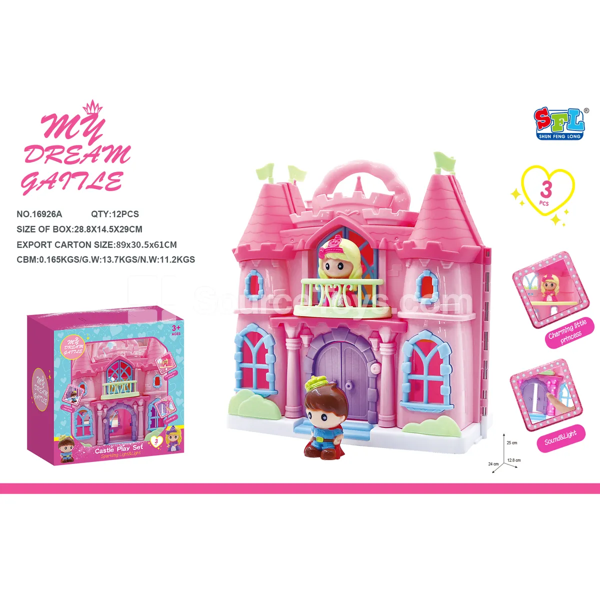 Villa Castle Pretend-Play Toy Villa Castle Pretend-Play Toy