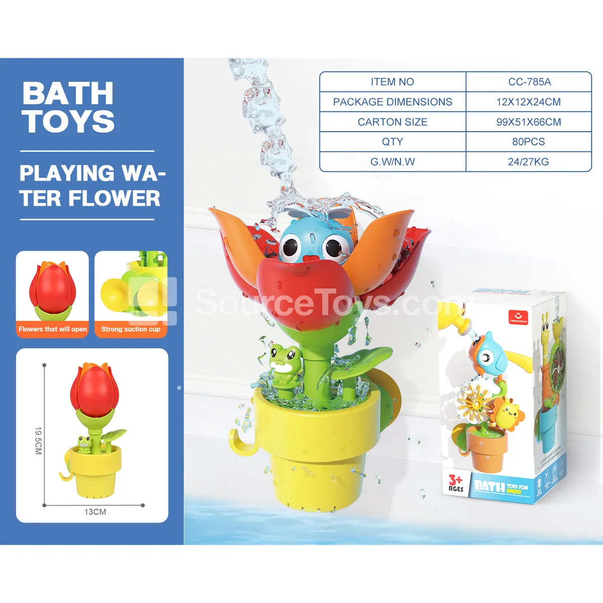 Water Play Blooming Flower & Watering Can Water Play Blooming Flower & Watering Can