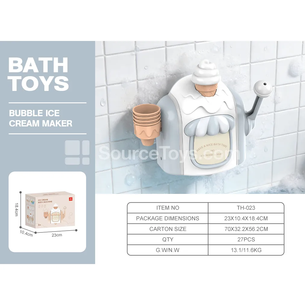 Ice Cream Bath Bubble Machine