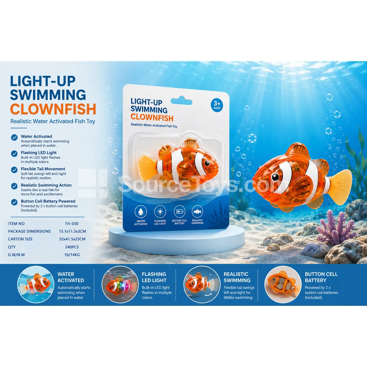 Electric Light-Up Fish Toy Electric Light-Up Fish Toy