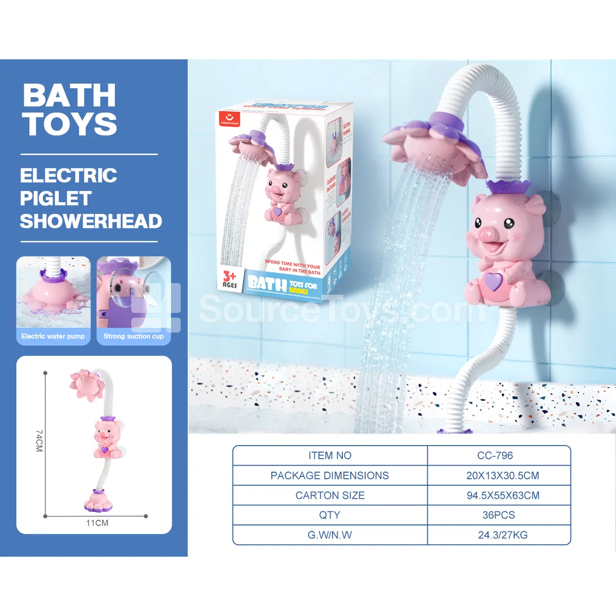 Electric Pig Water Sprayer Toy Electric Pig Water Sprayer Toy
