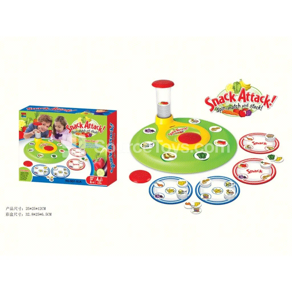 Food Attack Rotating Disc Game