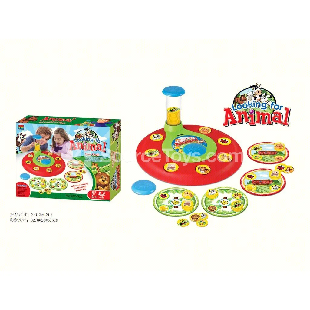 Animal Search Game Board