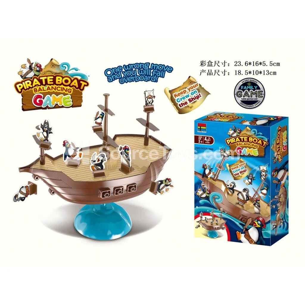 Balance Pirate Ship Penguin Game