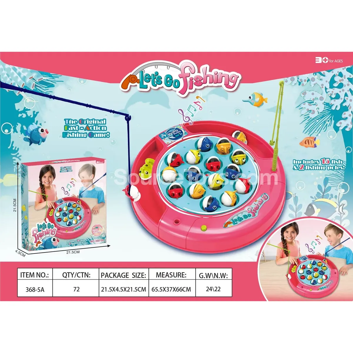 Electric Fishing Game with Music