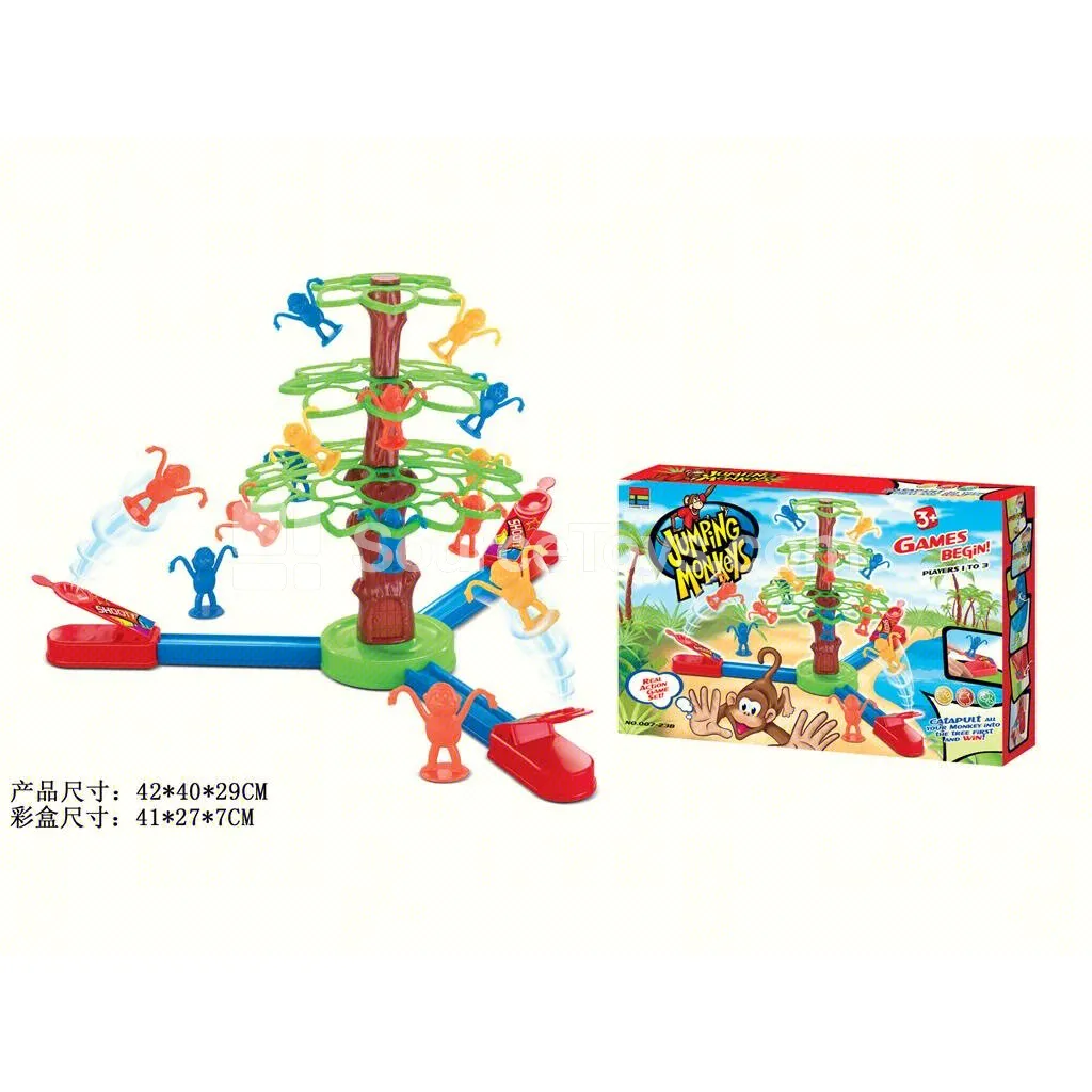 Triple Slingshot Monkey Launch Game