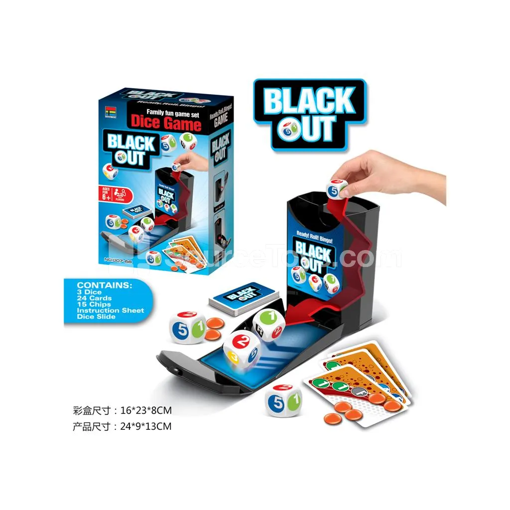 Number Dice Card Game