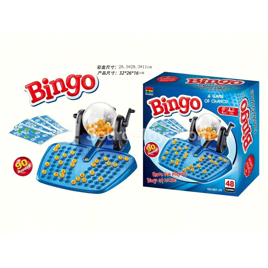 Bingo Machine with 48 Cards and 90 Balls