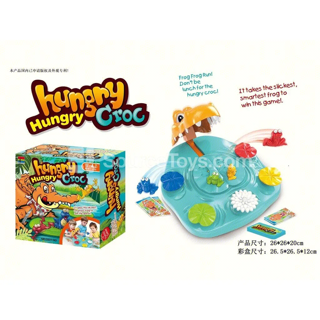 Crocodile Eating Frog Interactive Game
