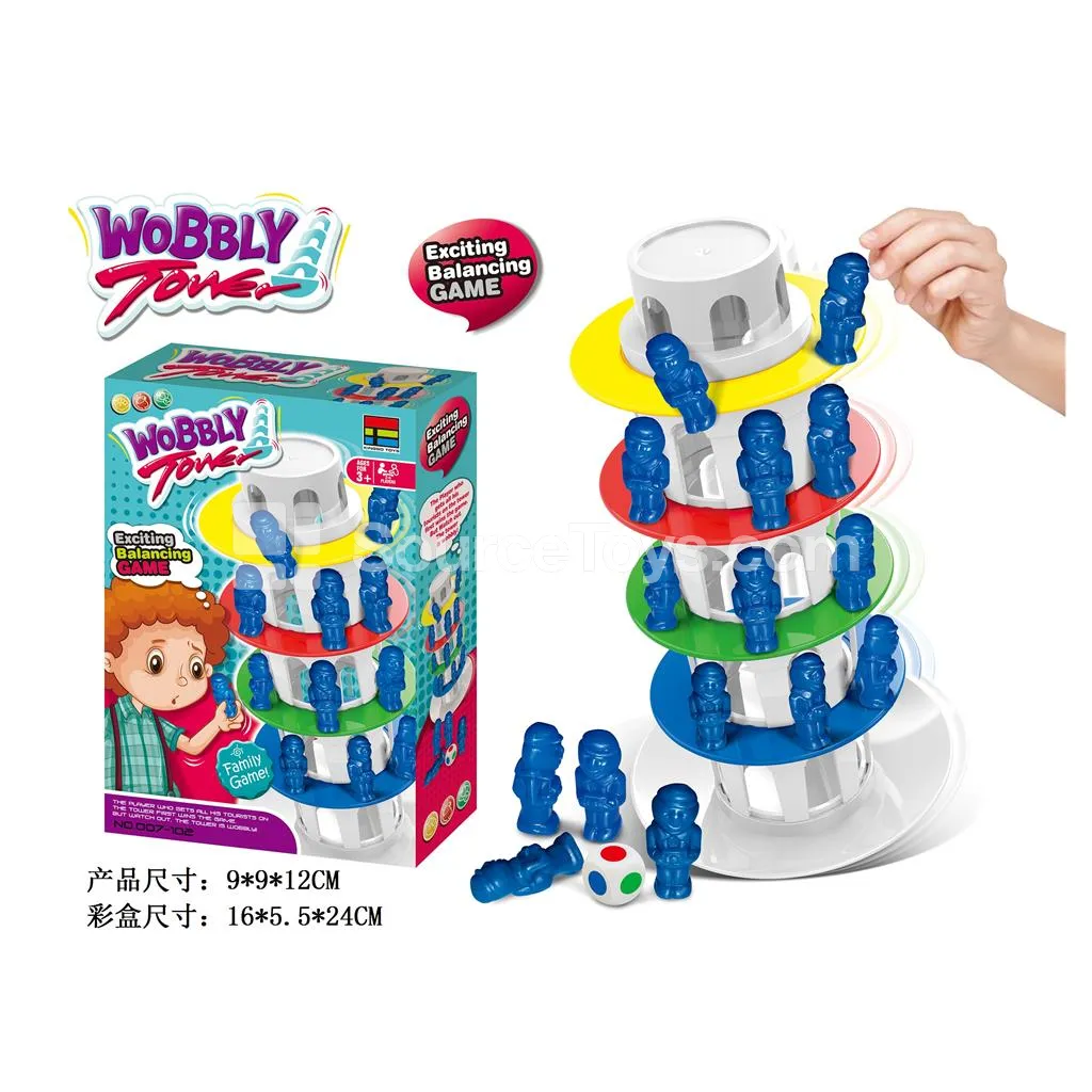 Leaning Tower Balancing Game