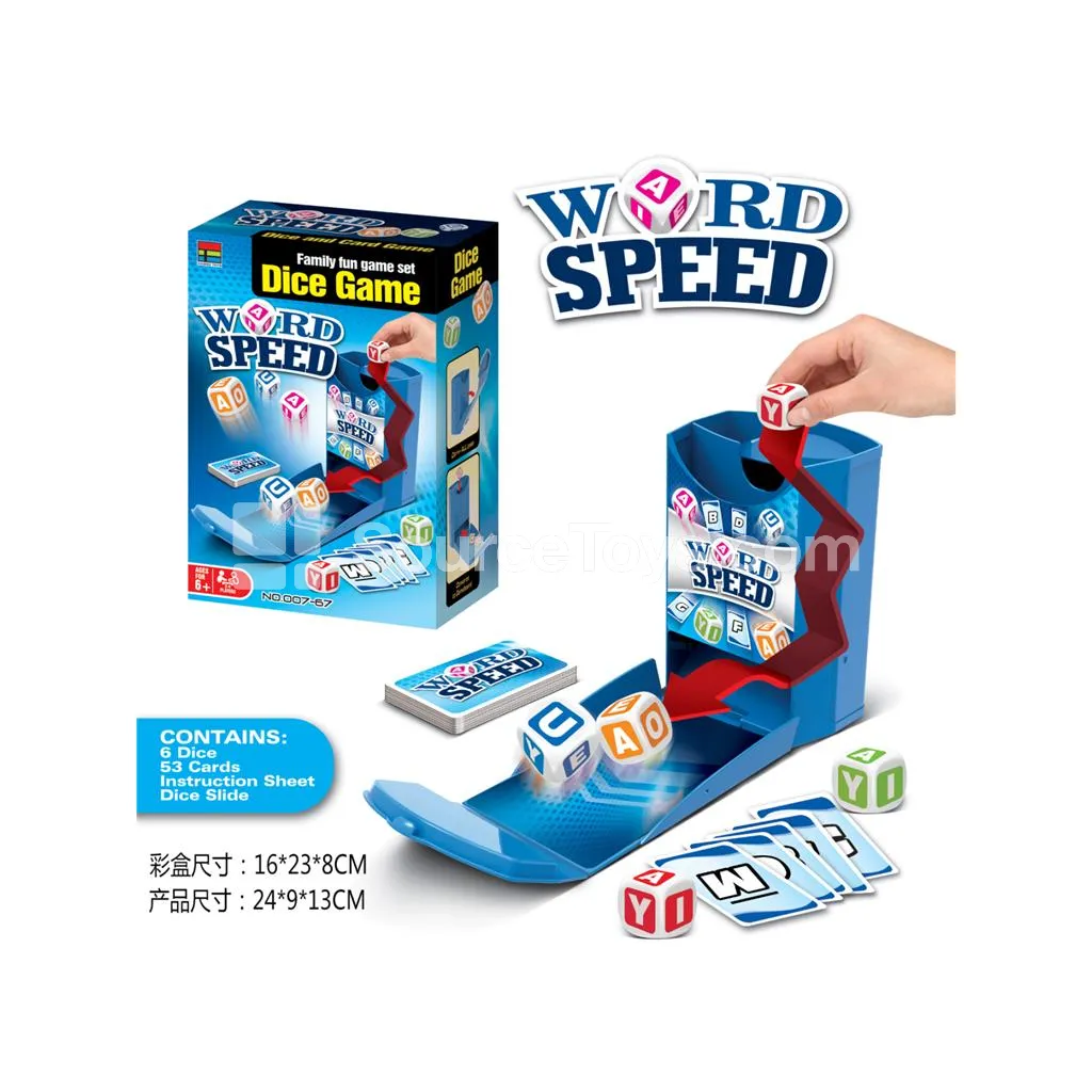 Alphabet Dice Card Game