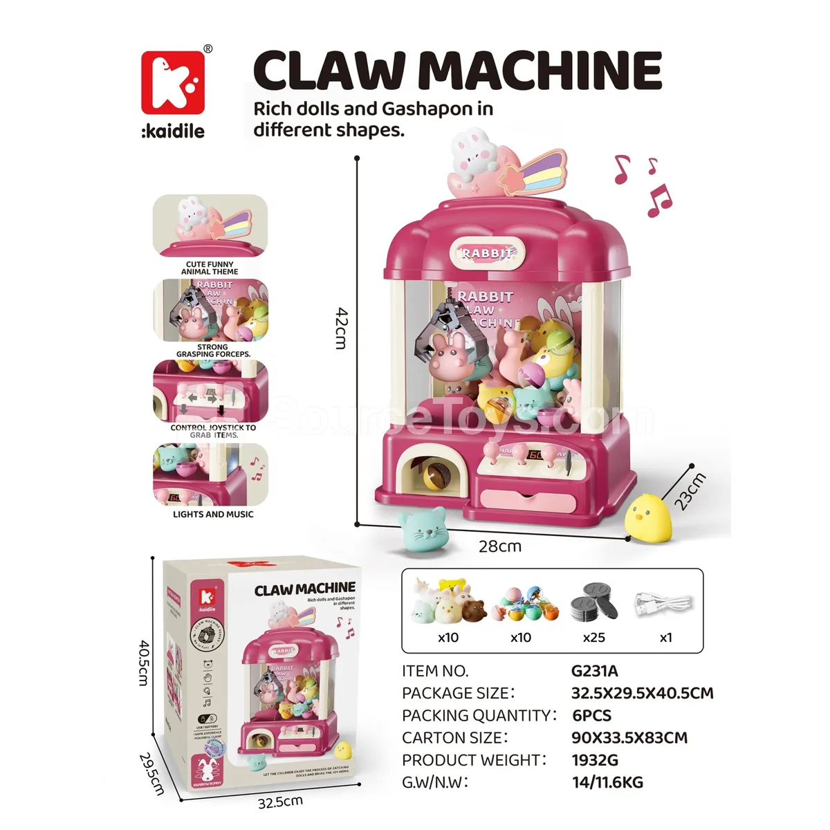 Large Rabbit Claw Machine Large Rabbit Claw Machine