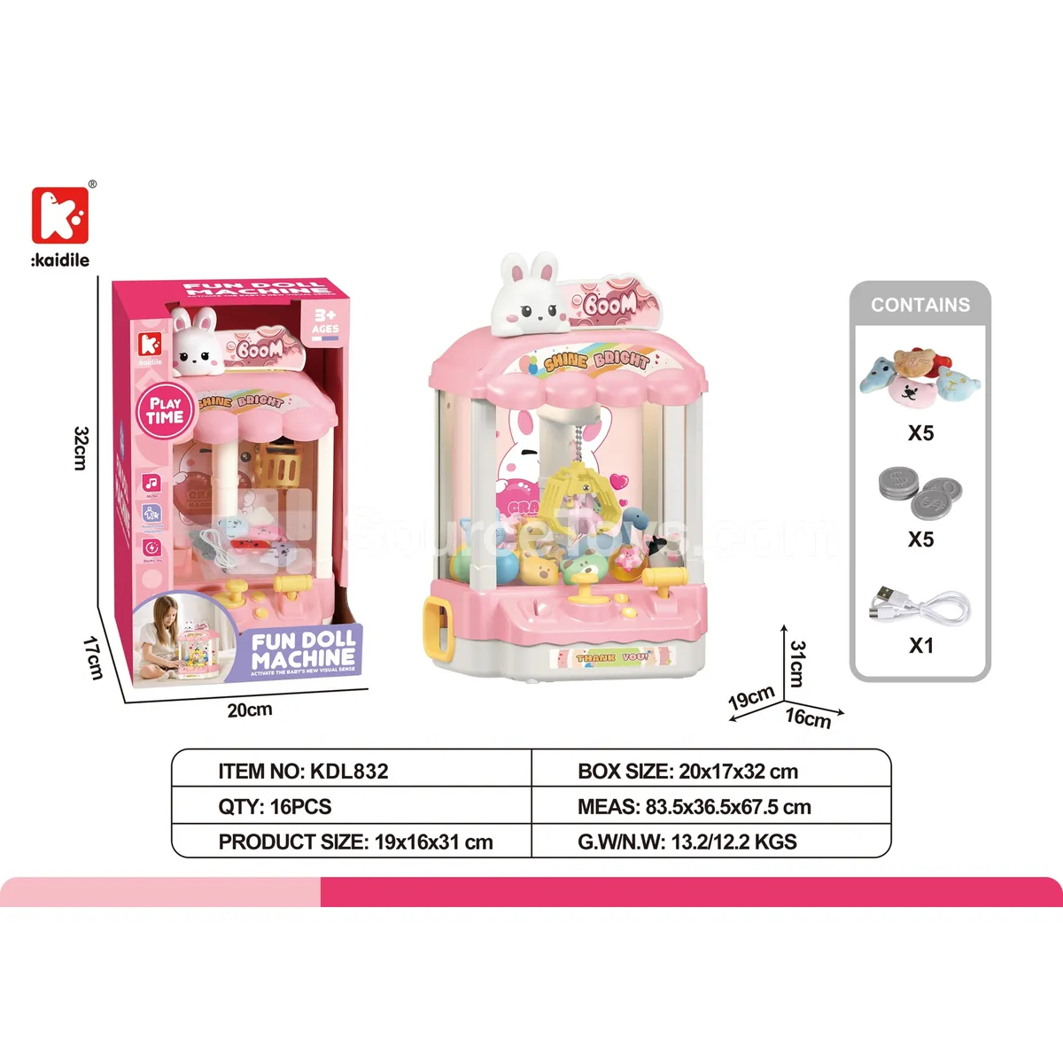 Pink Rabbit Claw Machine Pink Rabbit Claw Machine
