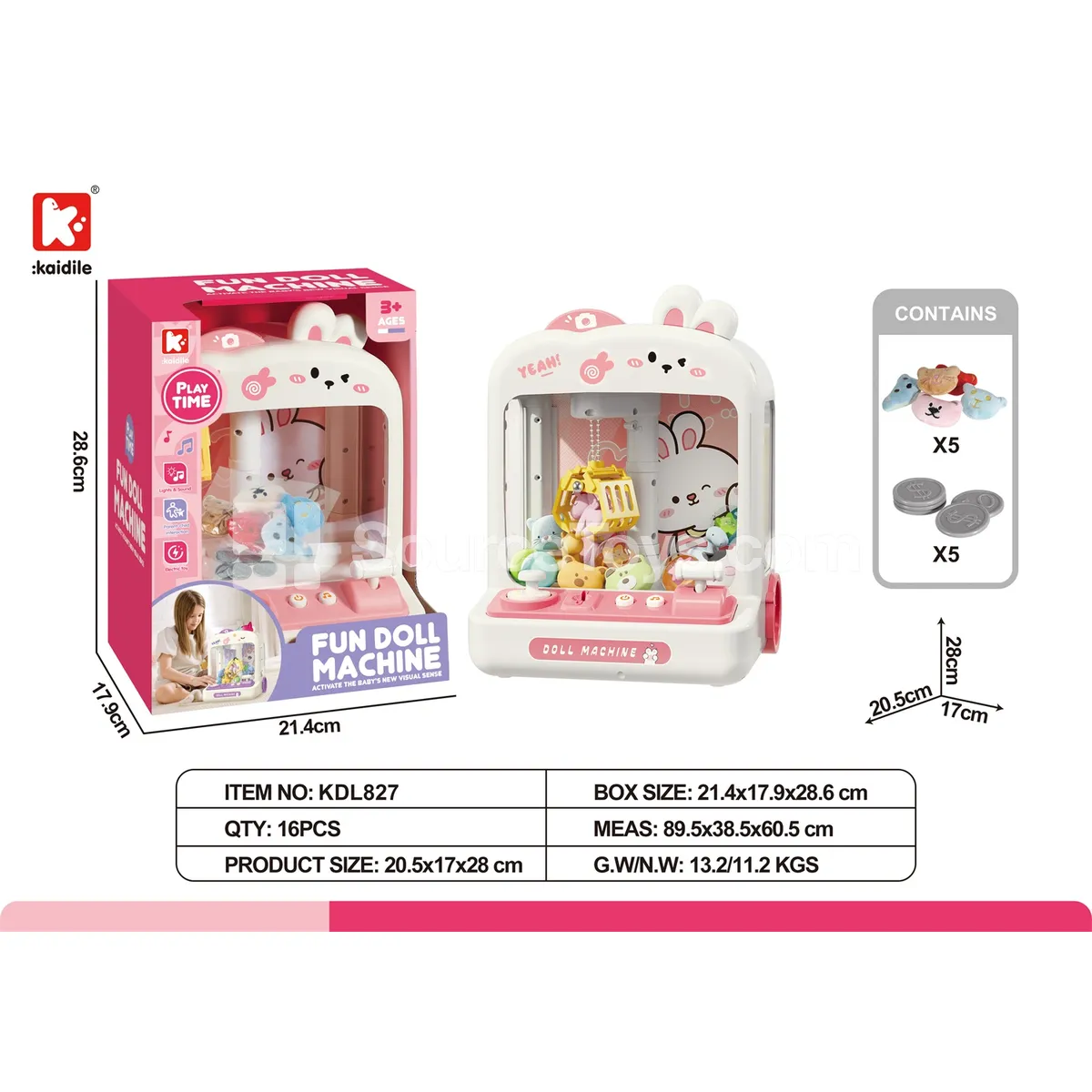 Bunny Mini Claw Machine Toy Bunny Mini Claw Machine Toy