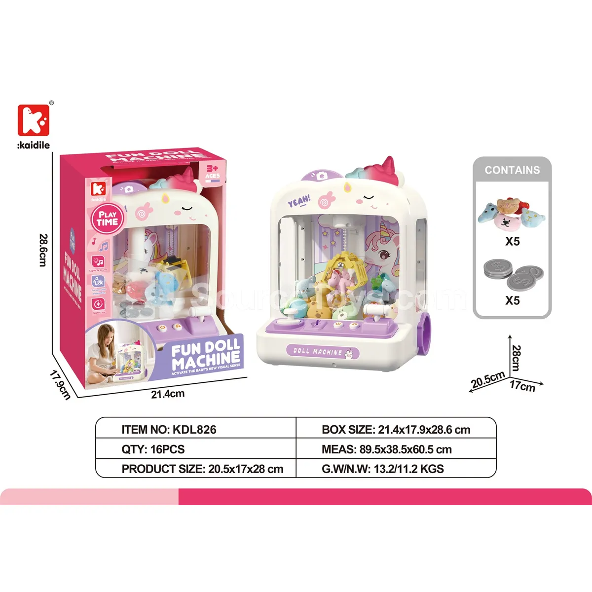 Unicorn Mini Claw Machine Unicorn Mini Claw Machine