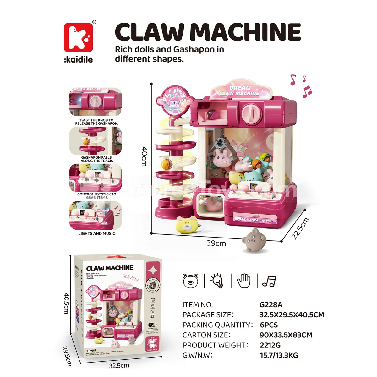 Large Dual-Mode Claw Machine