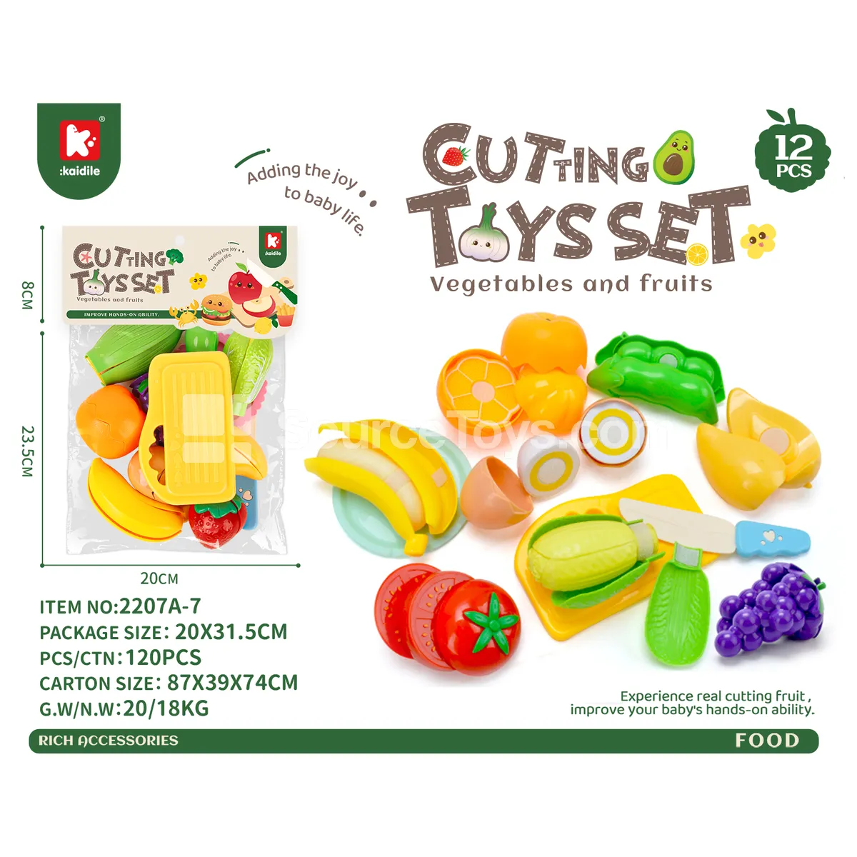 Peelable Pretend Play Food Set Peelable Pretend Play Food Set