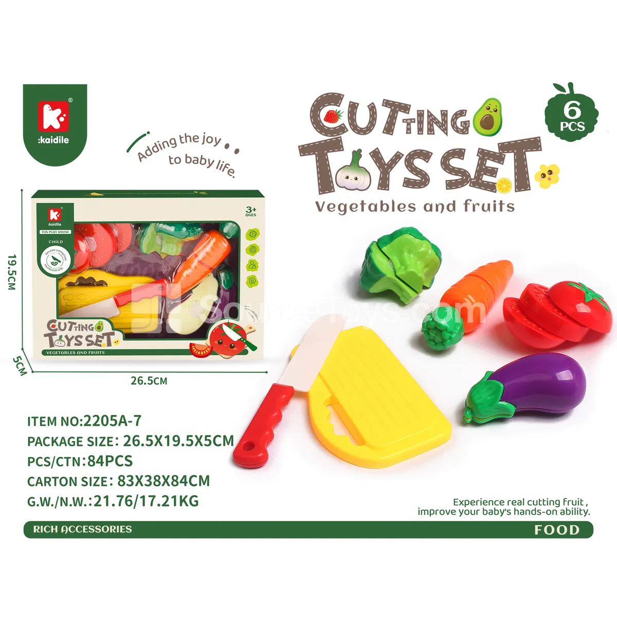 Fast Food Cutting Play Set