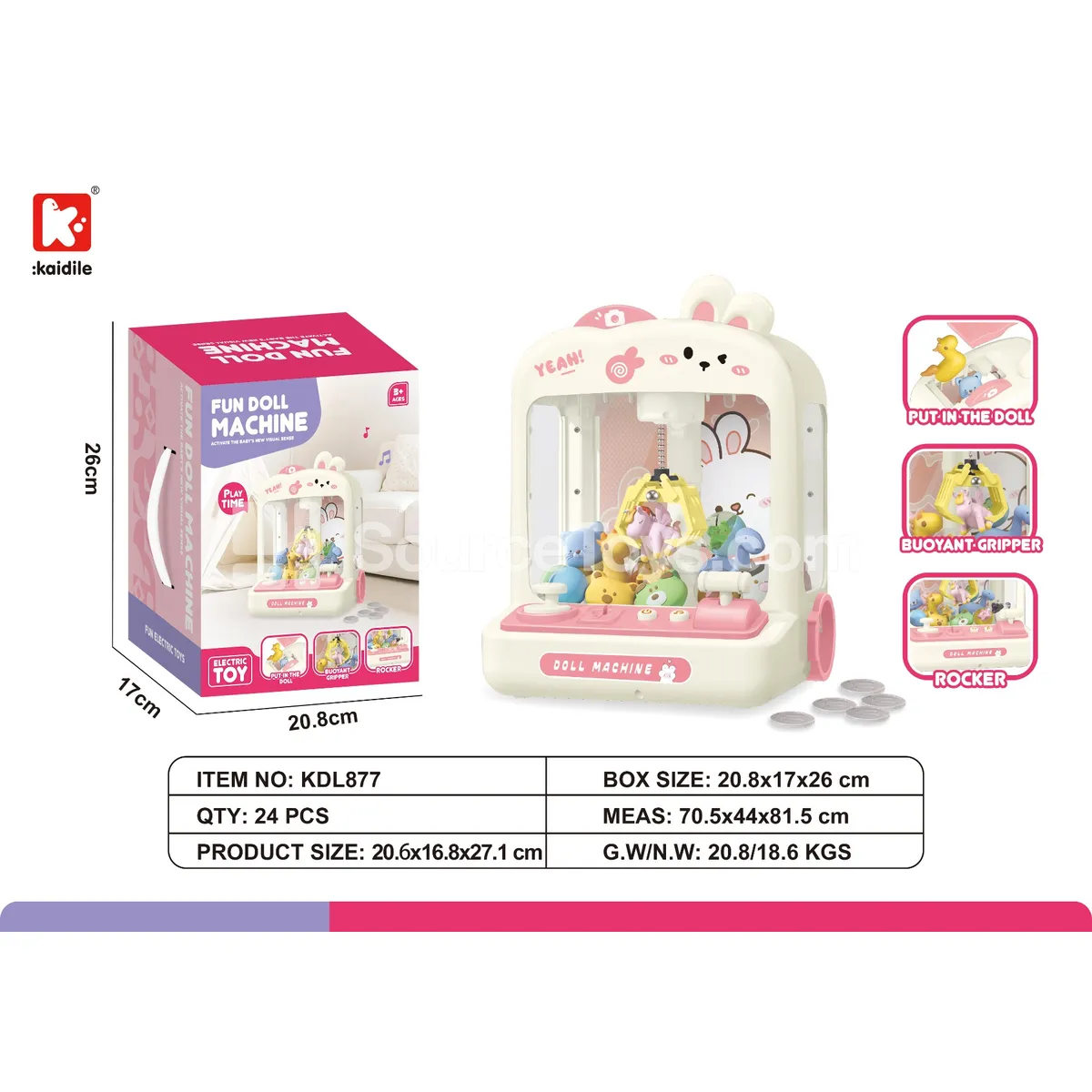 Bunny Mini Claw Machine