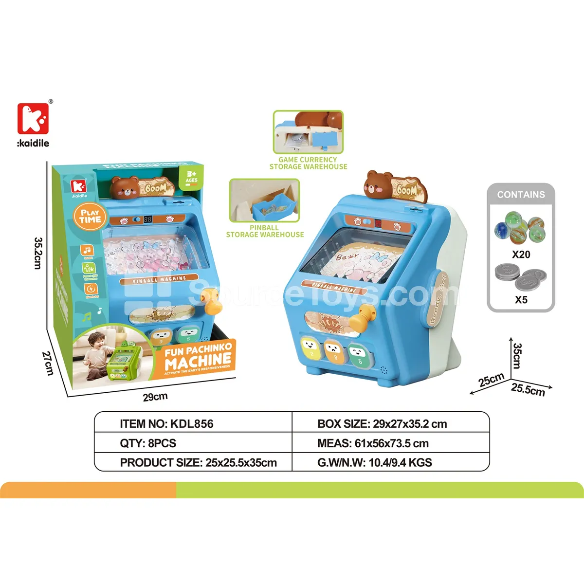Brown Bear Marble Machine Brown Bear Marble Machine