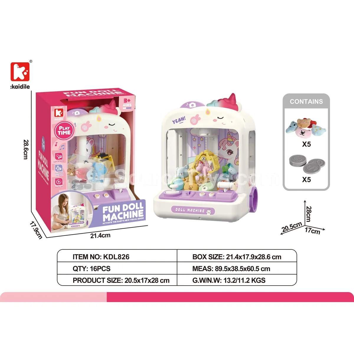 Unicorn Mini Doll Claw Machine Unicorn Mini Doll Claw Machine