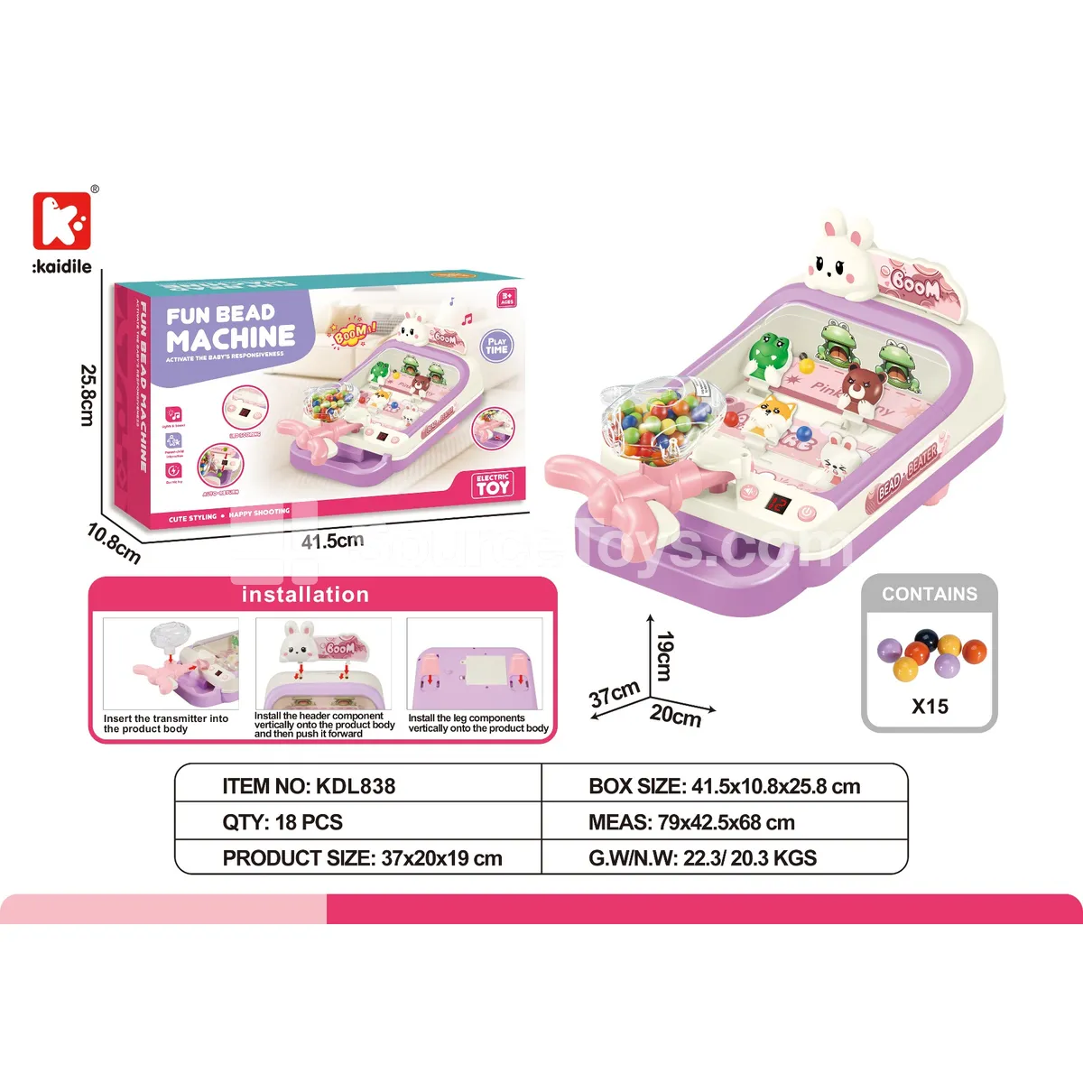 Purple Rabbit Marble Launcher Purple Rabbit Marble Launcher