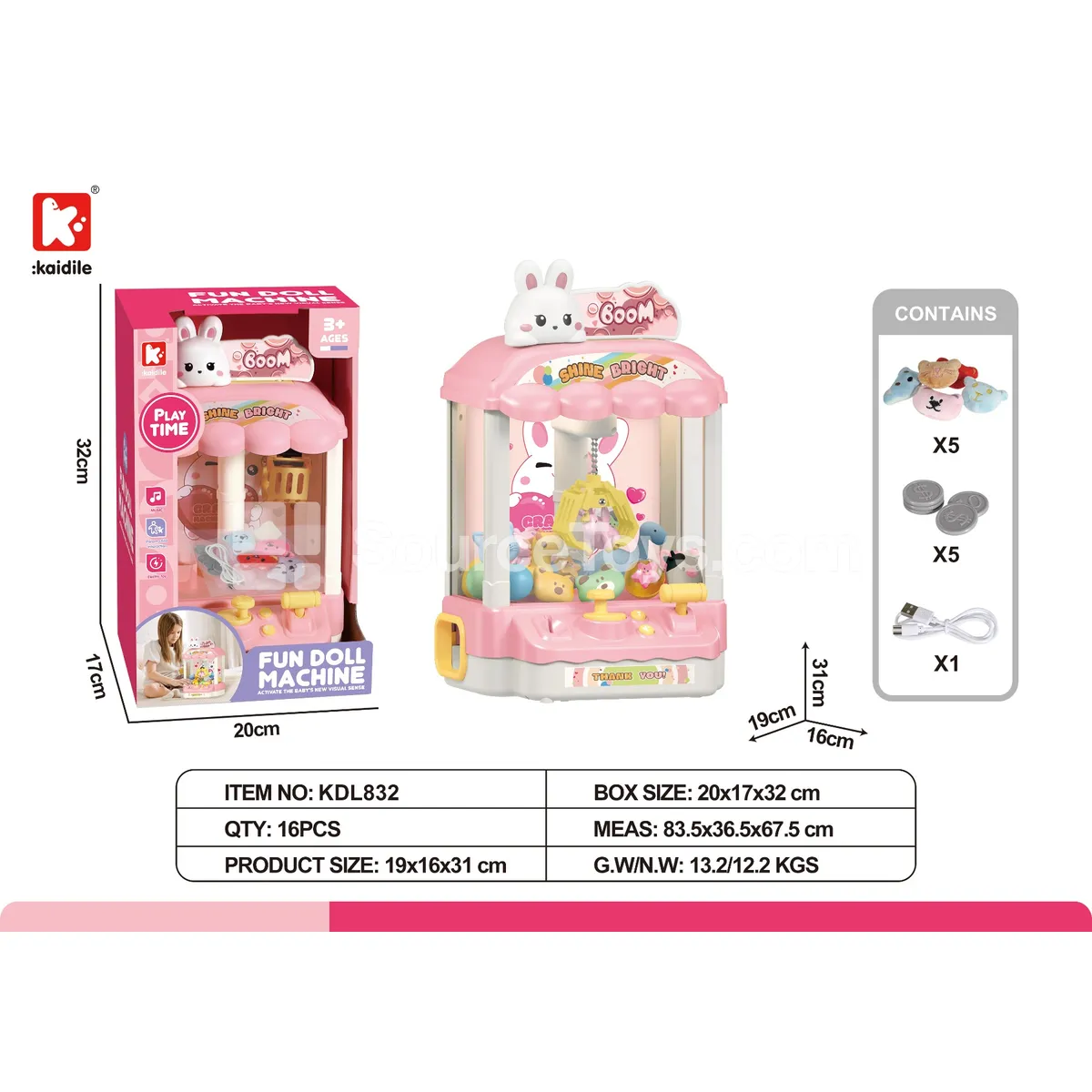 Pink Rabbit Claw Machine Pink Rabbit Claw Machine